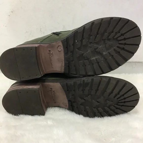 Dromedaris Kara Green Laced Boots Size 39 - Picture 7 of 10